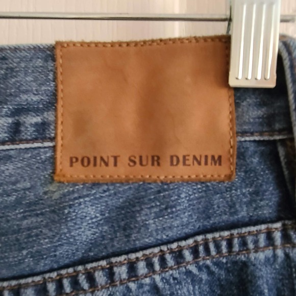 POINT SUR J. CREW Retro Boy‎ High Rise Frayed Hem Cotton Jeans K3440 Women's 24 - Picture 8 of 15